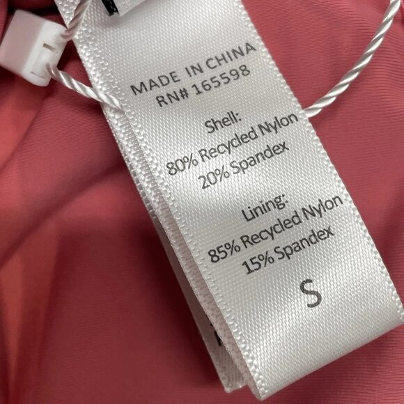 Marine Layer x Andie Women’s Kauai One-Piece Swimsuit – Pink Palm – Size S - Picture 4 of 7